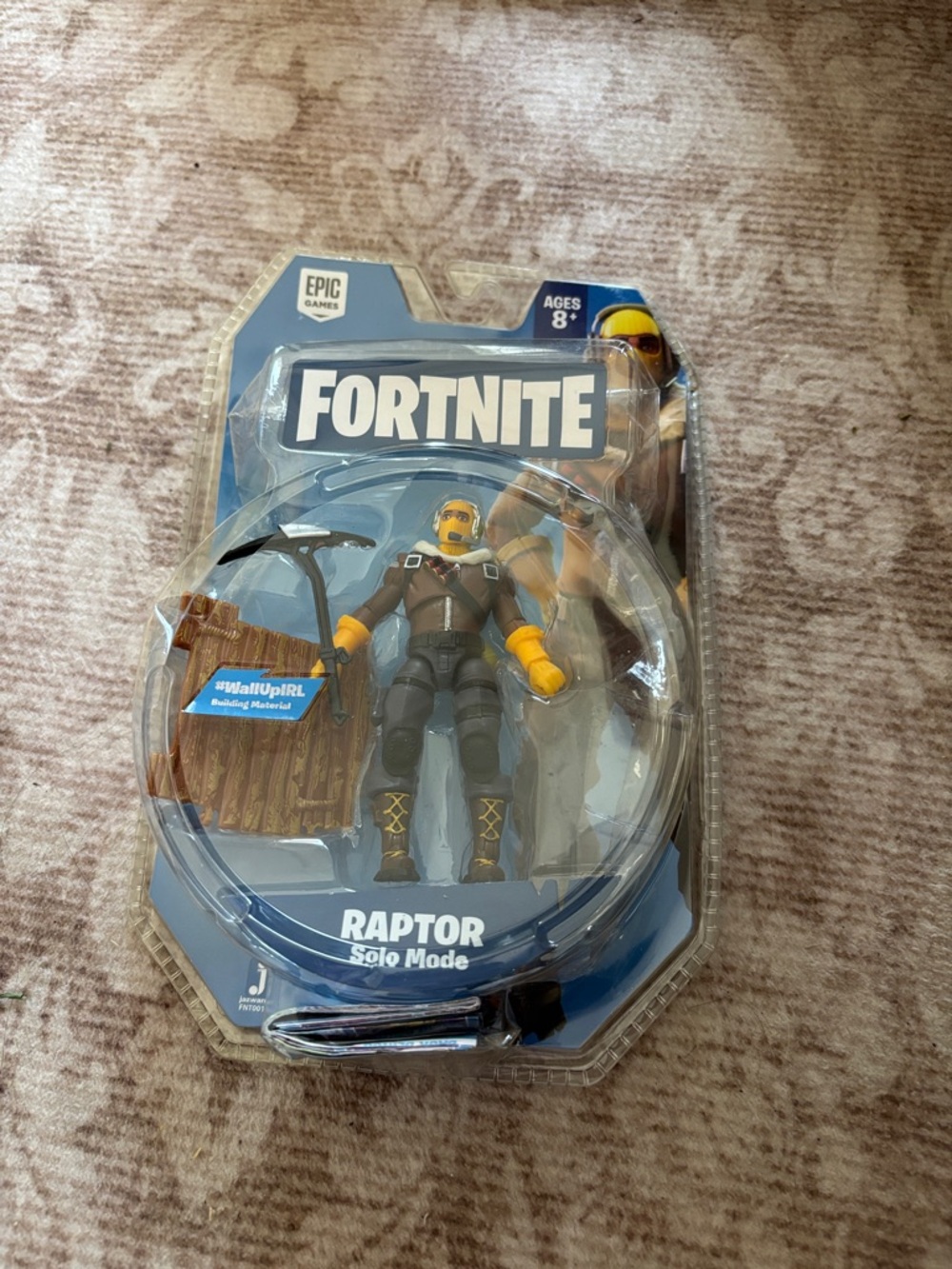 Fortnite Raptor Action Figure - Yellow & Brown